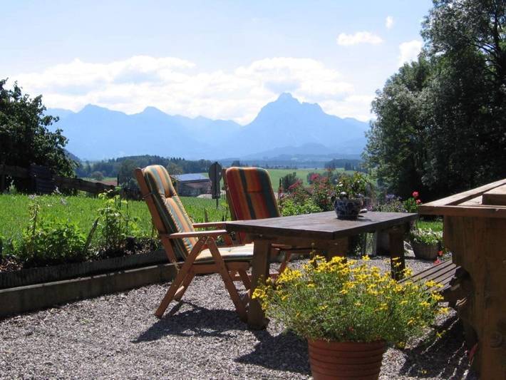 Ferienwohnung für 3 Personen, mit Balkon und Garten in Hopferau - 3