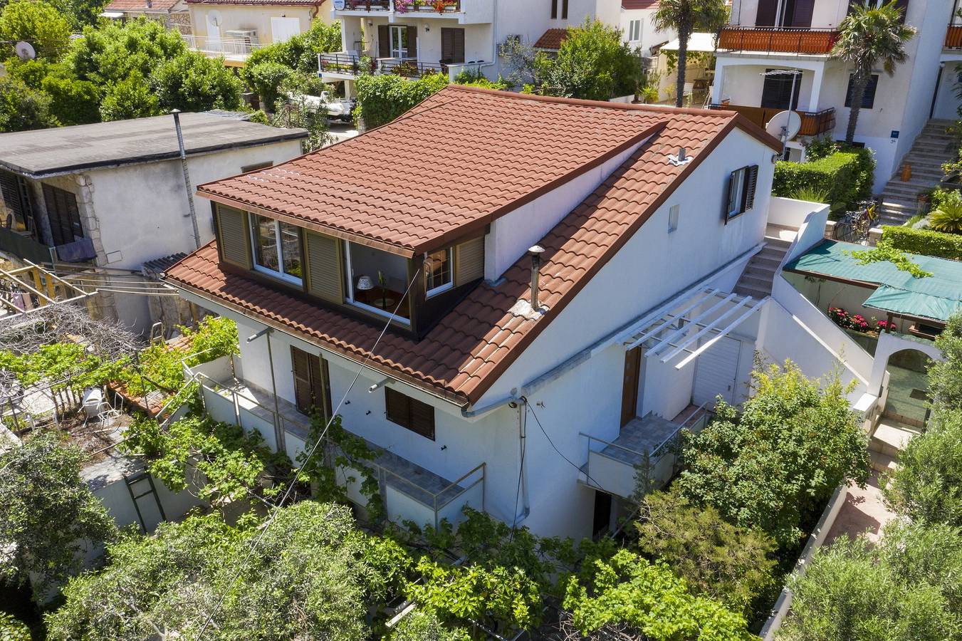 Apartamento entero, Apartamento de una habitación con terraza y vista al mar Jelsa, Hvar A-8729-b in Jelsa, Hvar (isla)