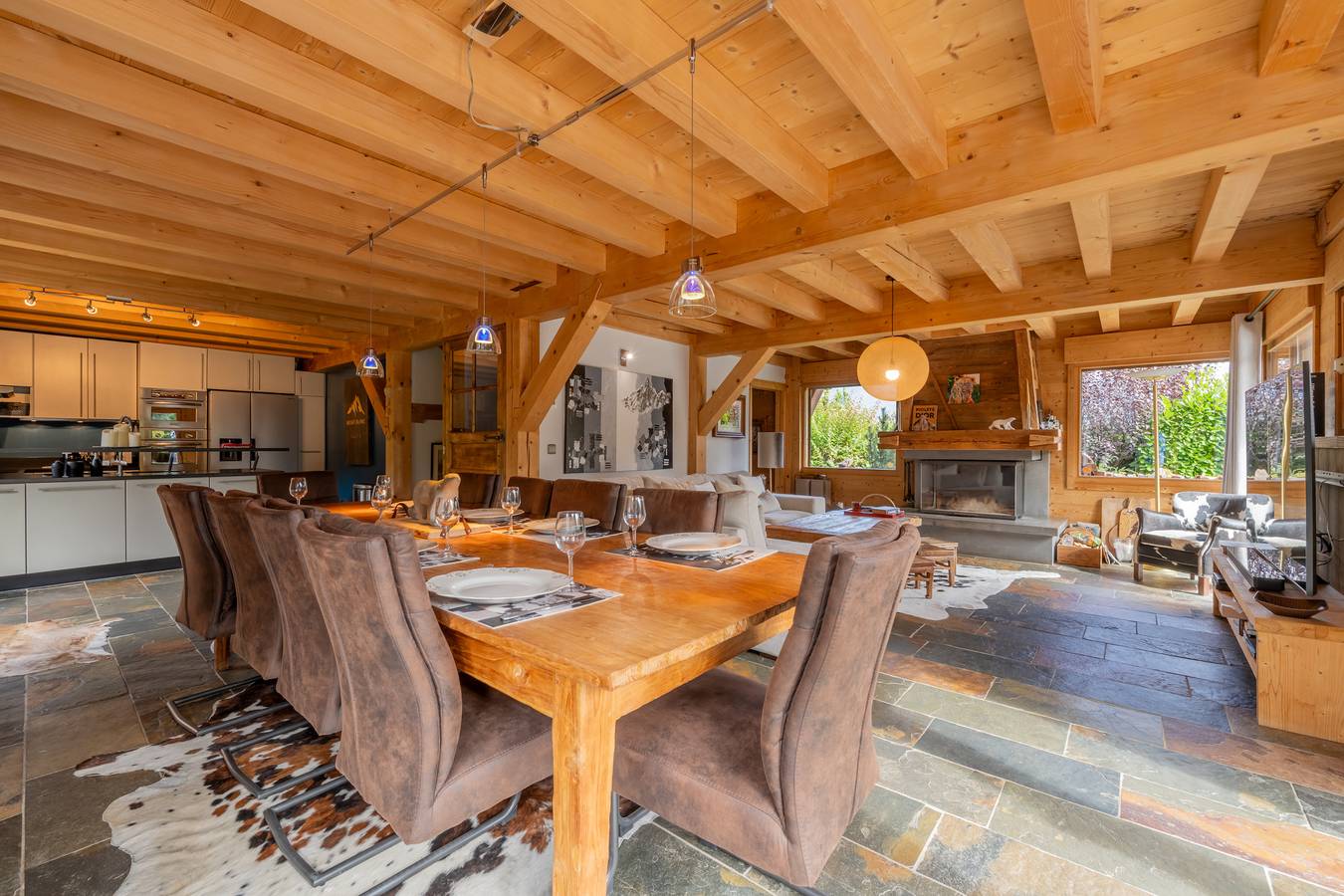 Luxury Chalet Pool & Jacuzzi near Megeve in Sallanches, Pays du Mont-Blanc