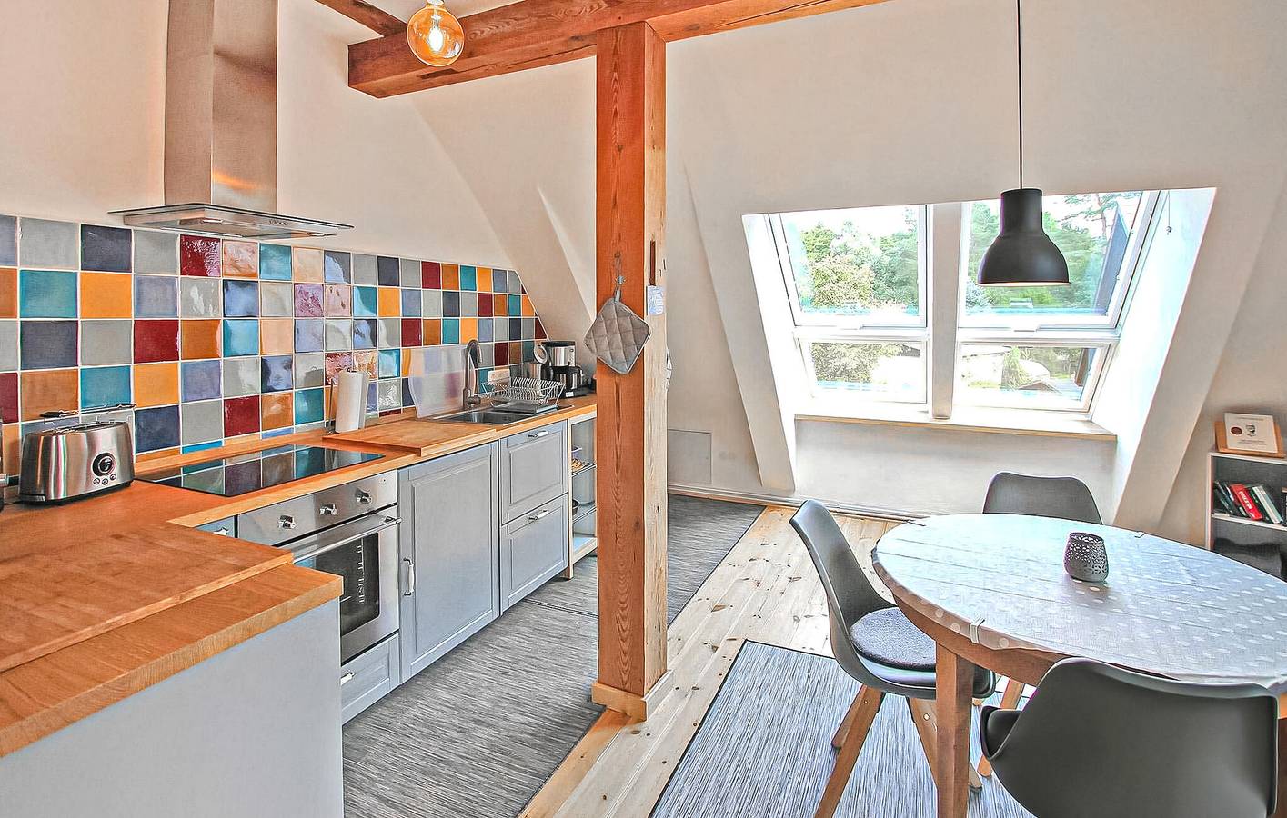 Gemütliches Apartment mit Parkplatz und Garten, 2,5 km vom Strand entfernt in Mirow, Mecklenburg-Strelitz