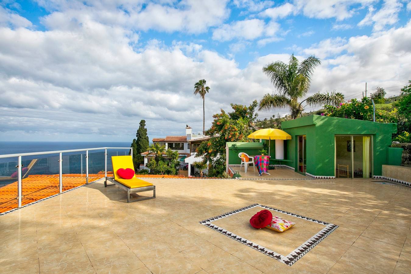 Ganze Wohnung, Ferienwohnung "Atlantis En Jardín Mariposa" mit Meerblick, Gemeinschaftspool und Wlan in La Matanza de Acentejo, Teneriffa Nord