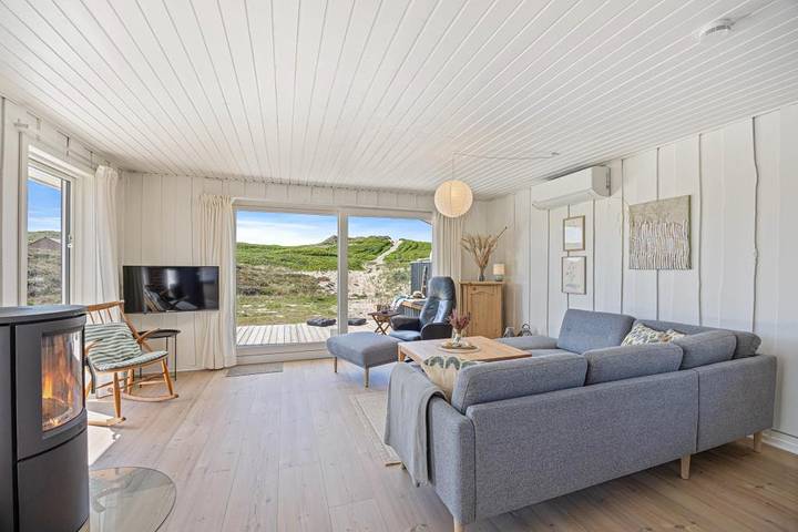 Ferienhaus mit Meerblick für 4 Personen, mit Balkon/Terrasse und Terrasse am Ringkøbing Fjord - 3