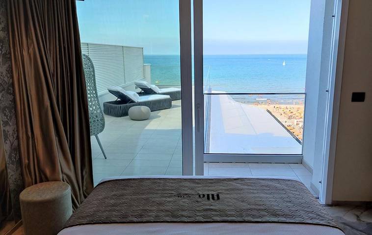 Appartement de vacances pour 4 personnes, avec piscine ainsi que balcon et vue - 1