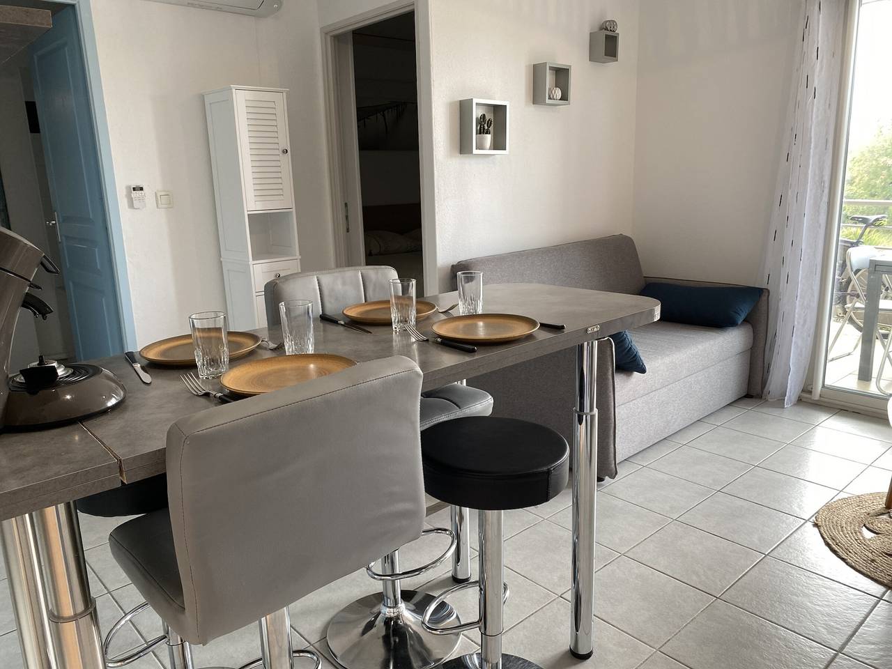 Ganze Wohnung, 3-Sterne-Apartment mit Klimaanlage und Parkplatz in Strandnähe in Sete, Mittelmeerküste (Frankreich)