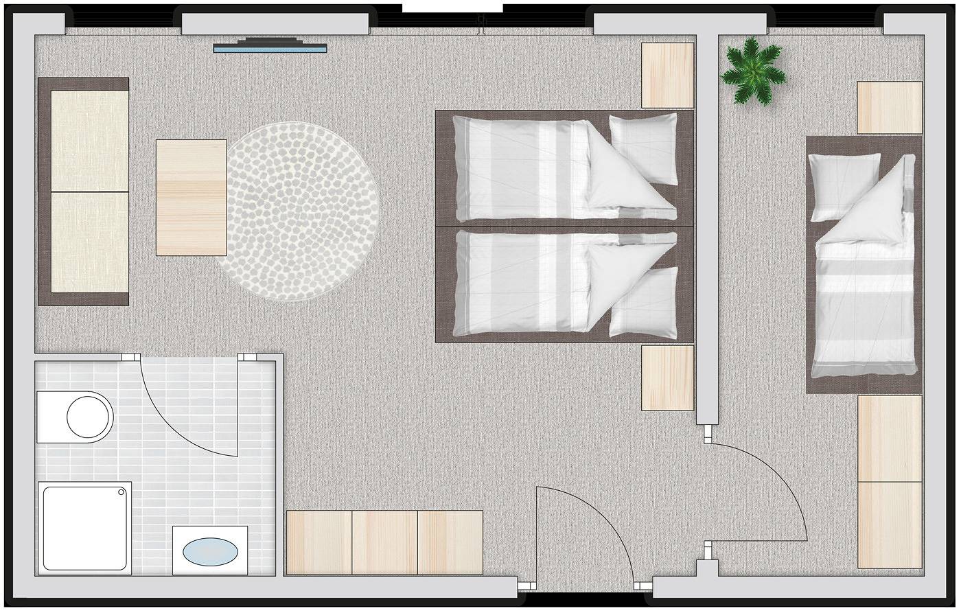 Familienzimmer "Kleiner Ankogel oder Glockner" in Mallnitz, Lieser-Maltatal