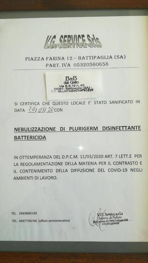B&B dal Gallo in Battipaglia, Provincia di Salerno