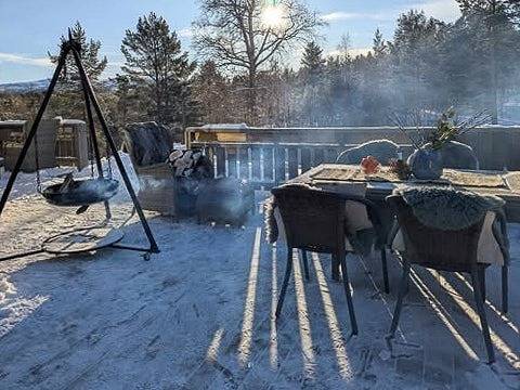 Traumhütte in den Bergen mit Luxus und Spa in Midtre Gauldal