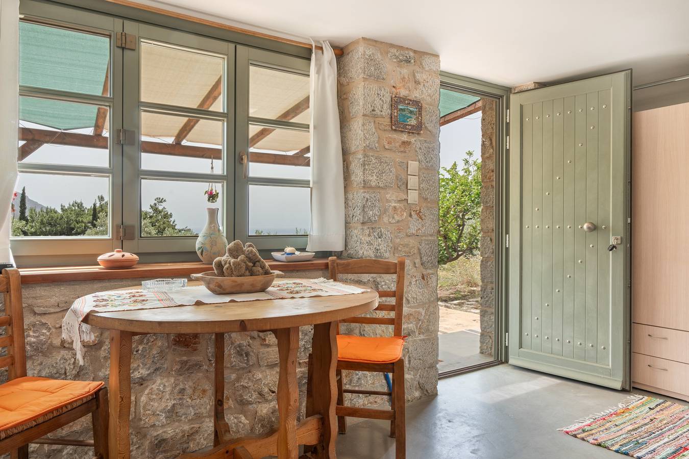 Holiday Home 'Boutique Stone Cottage' with Sea View, Wi-Fi and Air Conditioning in Panormos, Kalymnos
