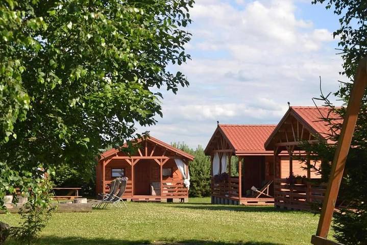 Domek letniskowy dla 4 osób, z Taras i Ogród oraz Basen dla dzieci i Widok w Śniardwy