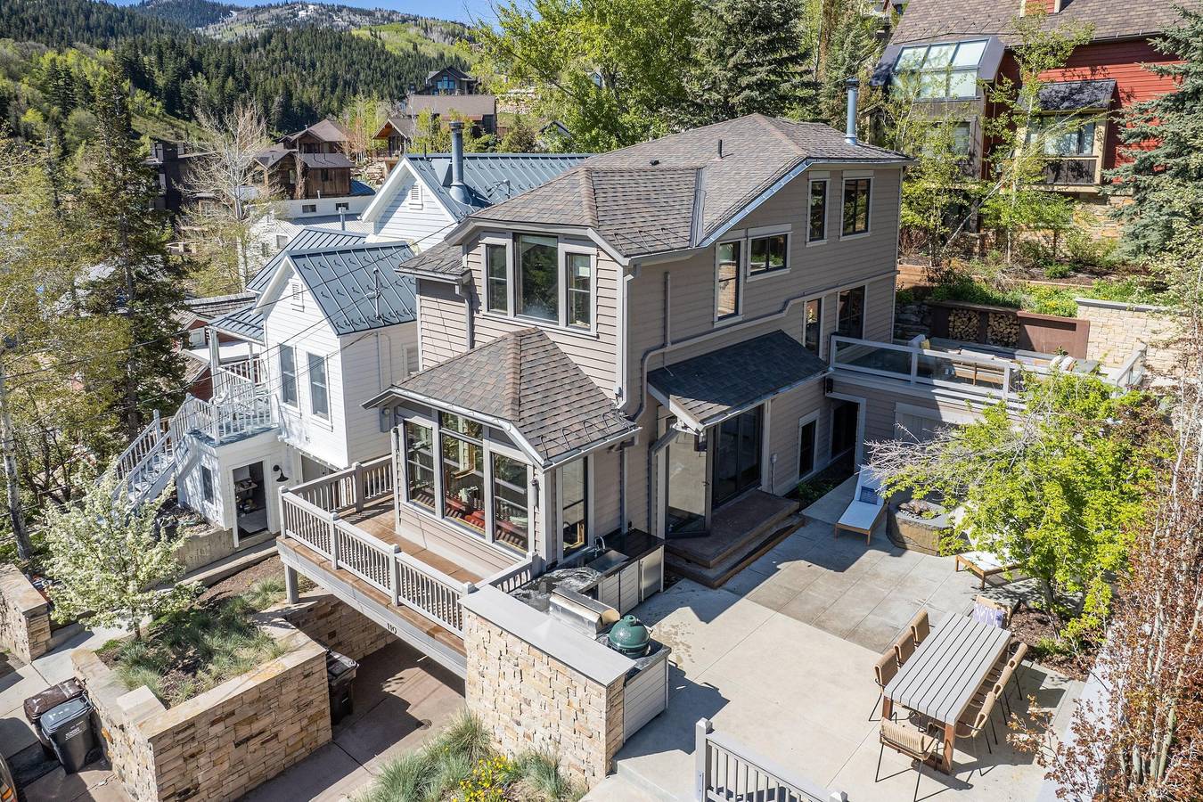 Woodside in Park City in Uinta Wasatch Cache National Forest