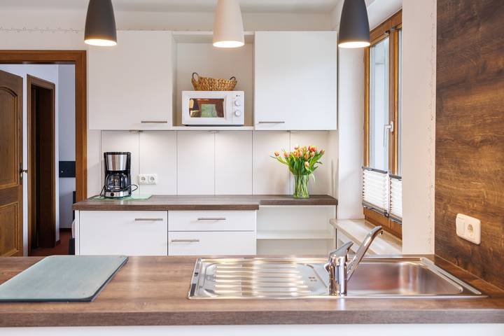 Ganze Wohnung, Ferienwohnung Gästehaus Wolfgang Weitsee mit Bergblick, Balkon und Wi-Fi in Ruhpolding, Bayerische Alpen