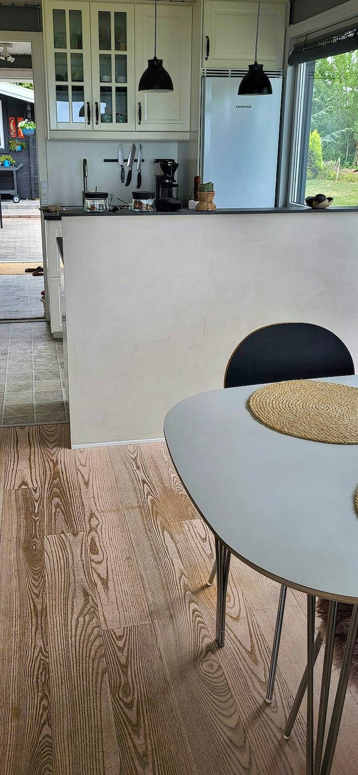 Meerblick und Gemeinschaftspool auf Nordbornholm in Hasle, Bornholm