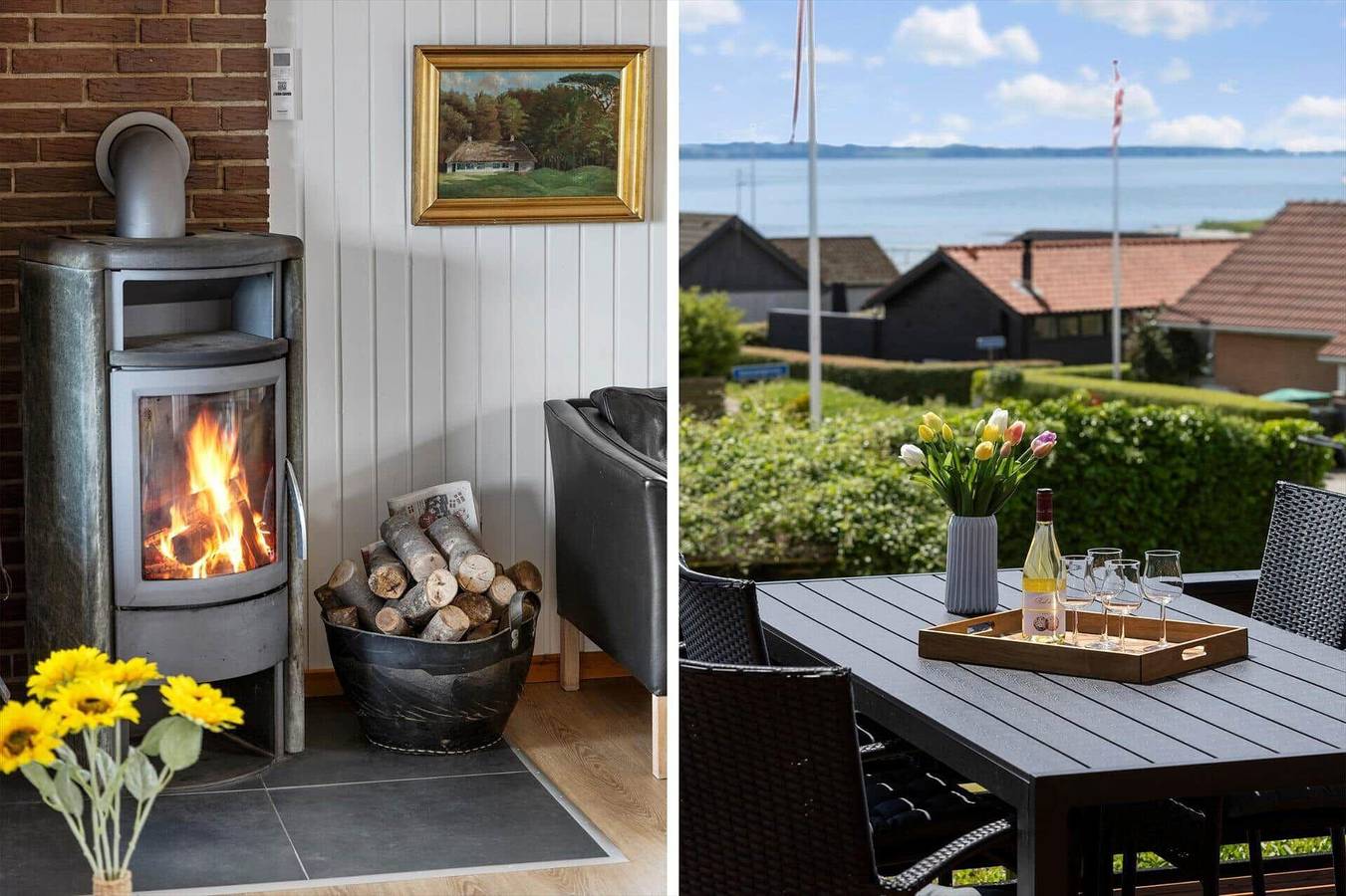Feriehus for 6 personer med have in Følle Strand, Syddjursland