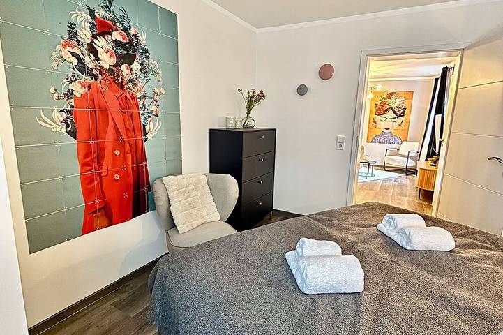 Ganze Wohnung, Stilvolle Einliegerwohnung mit Boxspringbett in Babenhausen, Südhessen