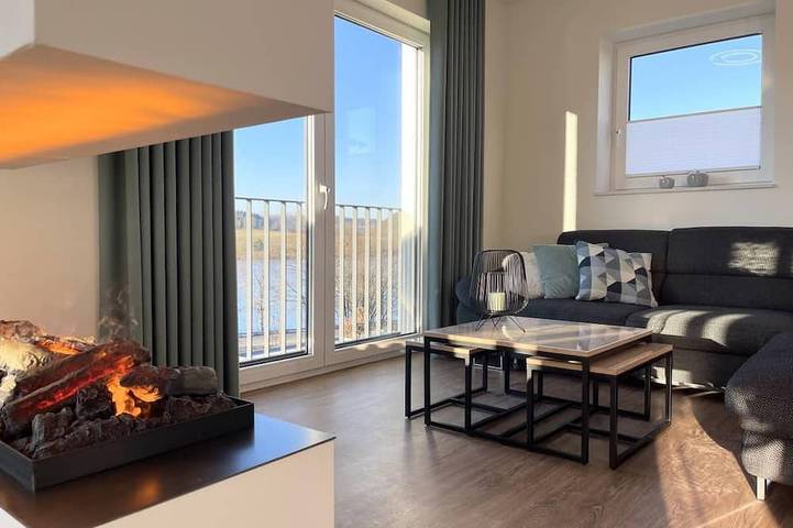 Luxus-Ferienhaus für 6 Personen, mit Sauna und Balkon