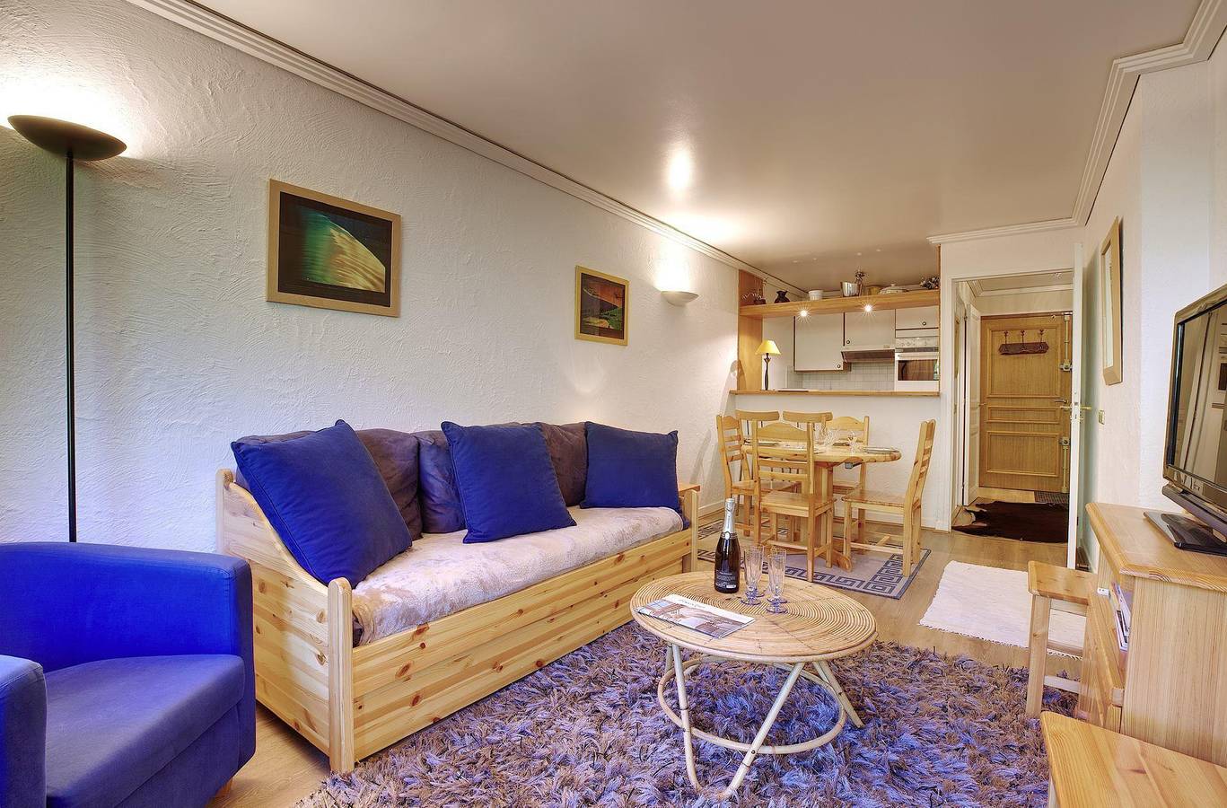 Geheel appartement, Résidence Trois Vallées - Appartement 2 kamers 4 personen (11) in Courchevel 1850, Saint-Bon-Tarentaise