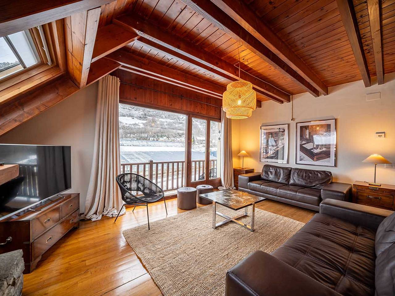 Ganze Wohnung, Charmantes Duplex in Vielha für 8 Personen mit Garage in Betren, Vielha e Mijaran