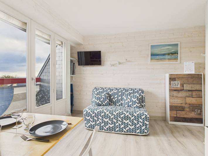 Gîte pour 4 personnes, avec Vue sur l’océan et Balcon dans Plage du Letty