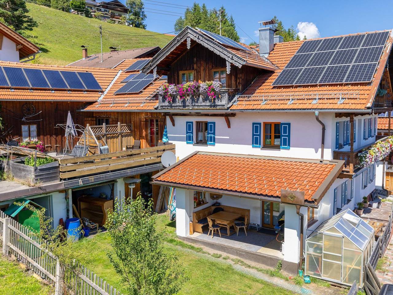 Ganze Ferienwohnung, Antonia, Haus - "Karwendel" Fewo, Wohn-Schlafraum, Du, Wc in Wallgau, Walchensee