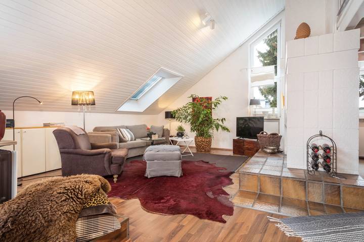 Ganze Wohnung, Ferienwohnung "Dachatelier Überlingen" in Bodenseenähe mit Balkon & Dachterrasse in Überlingen, Region Bodensee-Oberschwaben