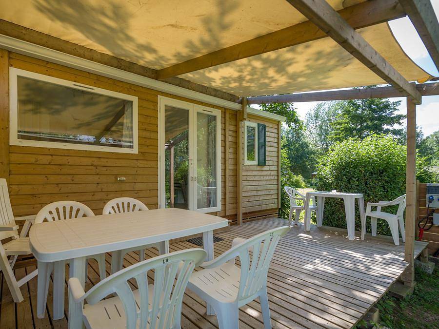 Camping Sites et Paysages - L'Etang de Brissac  - Mobilhome 8 personas - Cottage Privilège 3 habitaciones - Tv - Lv in Brissac-Quincé, Valle del Loira