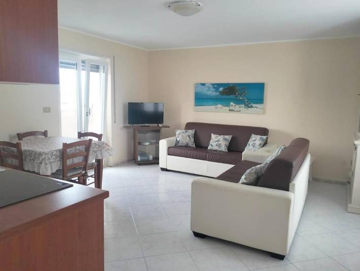 Gîte pour 5 personnes, avec terrasse et vue, animaux acceptés à Zapponeta - 4