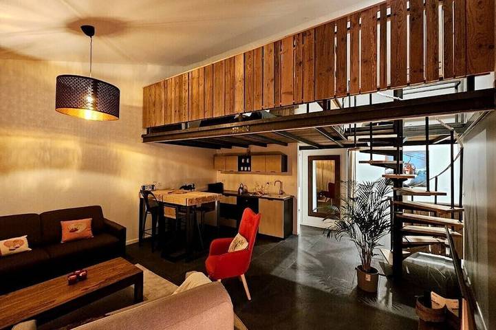 Appartement de vacances pour 5 personnes, avec Terrasse et Jardin