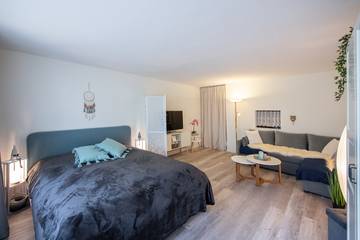 Ferienwohnung für 2 Personen, mit Garten und Balkon sowie Ausblick in Davos