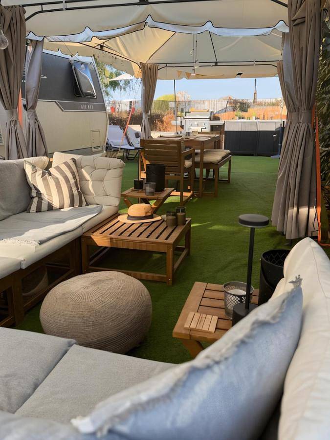 Camping voor 4 personen, with tuin and uitzicht as well as zwembad in de Algarve