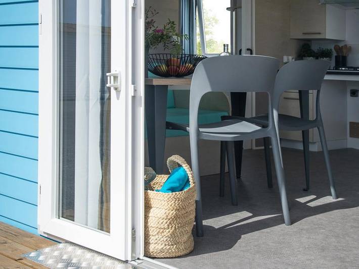 Mobil home pour 4 personnes, avec bassin pour enfant à Seillac - 2