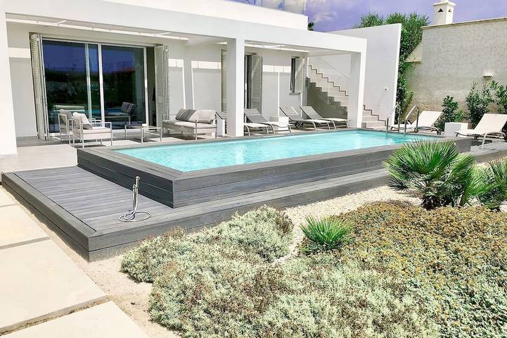 Ferienhaus für 6 Personen, mit Terrasse und Garten