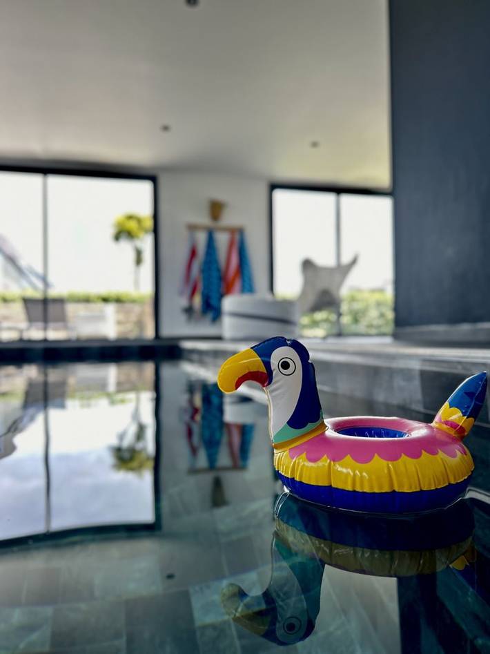 Villa pour 10 personnes, avec piscine et balcon ainsi que jacuzzi et jardin - 1