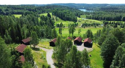 Ferienpark für 4 Personen, mit Ausblick und Sauna sowie Garten, mit Haustier in Schweden