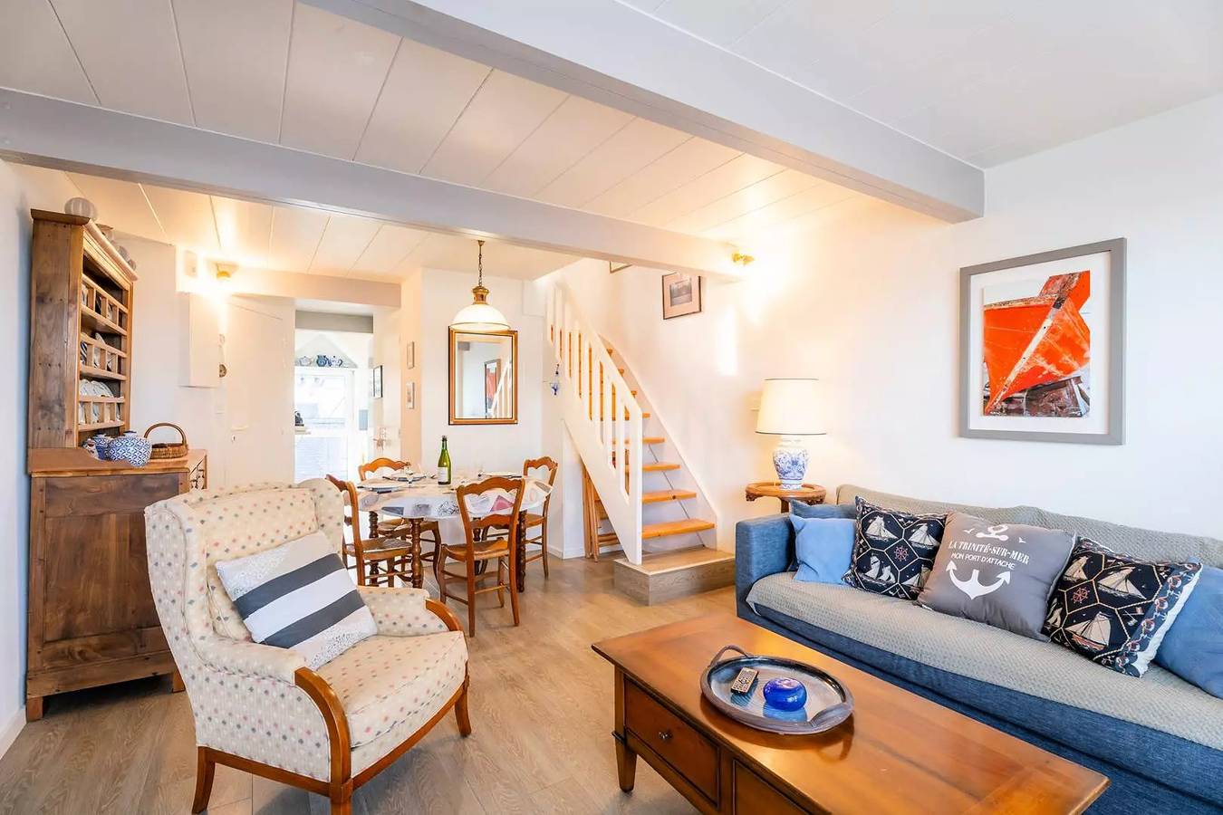 Apartamento entero, La Trinidad/Mer-apartamento 3 estancias-50m2-port view in La Trinité-sur-Mer, Côte des Mégalithes