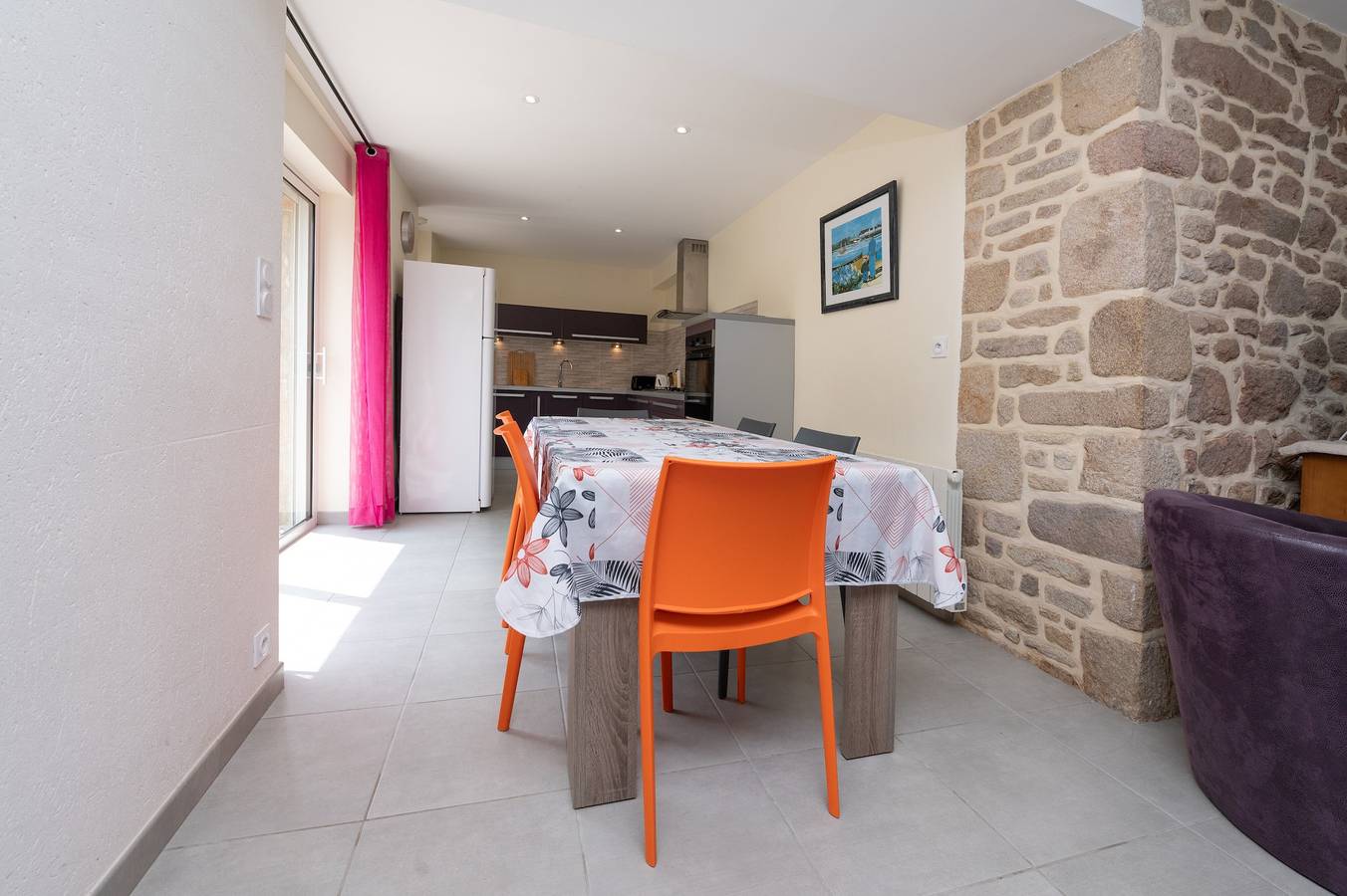 Casita de campo "La Clé Du Bonheur" con terraza privada, jardín compartido y Wi-Fi in Crach, Côte des Mégalithes