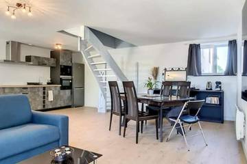 Gîte pour 6 personnes, avec balcon dans Machecoul-Saint-Même
