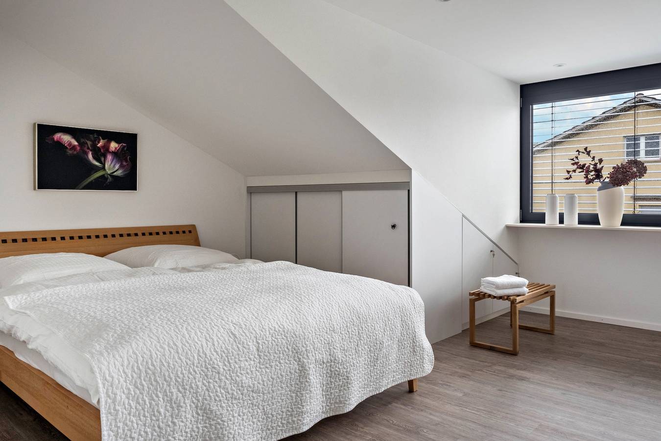 Appartement "Ferienwohnung Rosenrot am See" met uitzicht op wijngaard, foto 7