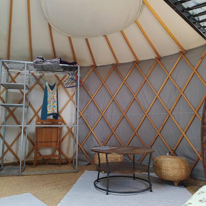 Tente pour 4 personnes, avec jardin ainsi que terrasse et vue dans la Région de nyons - 4