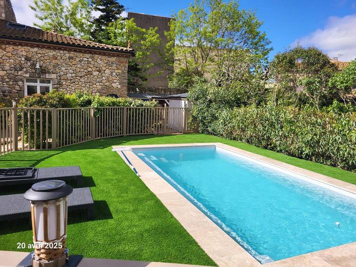 Gîte pour 5 personnes, avec piscine ainsi que vue et jardin à Salles-d'Aude - 3