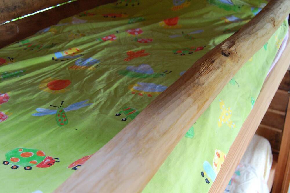 Cabine in de plataan, zwembad, trampoline in Salon-de-Provence, Aix-en-Provence en omgeving