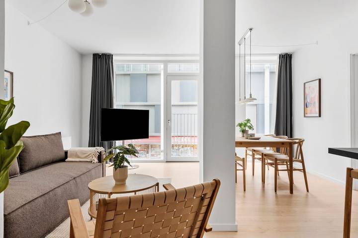 Ferielejlighed for 6 personer, med terrasse i Aarhus