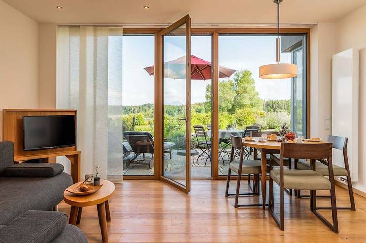 Ferienwohnung für 4 Personen, mit Terrasse und Sauna sowie Garten - 1