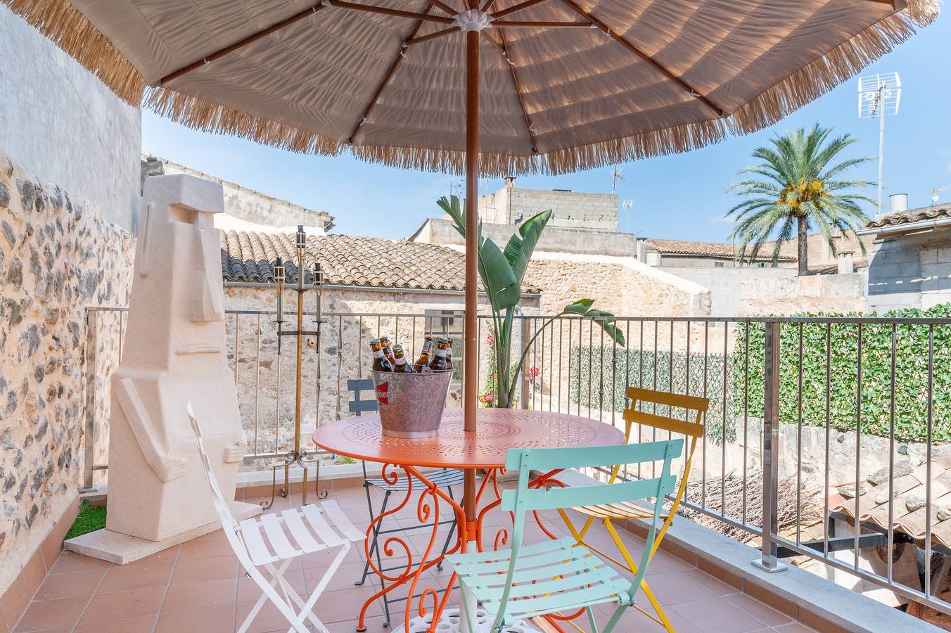 Ferienhaus Cas Solleric mit Pool, Balkon, Klimaanlage und Wlan in Petra (Mallorca), Mallorca Inselmitte