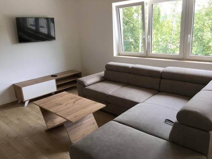 Ferienwohnung für 4 Personen, mit Terrasse und Garten sowie Ausblick