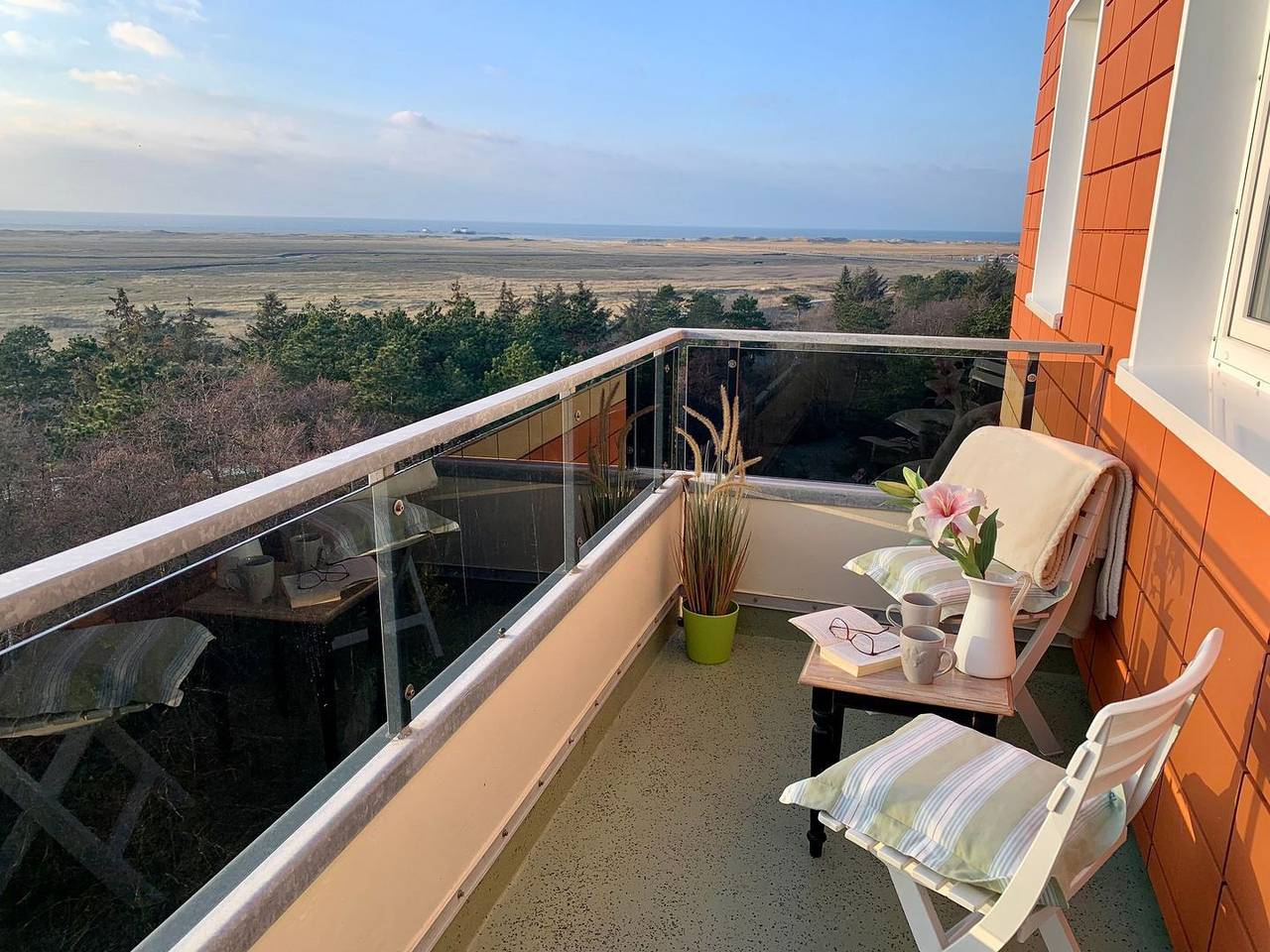 Ganze Wohnung, Ferienwohnung Prielkieker mit direktem Meerblick in St. Peter-Bad, St. Peter-Ording