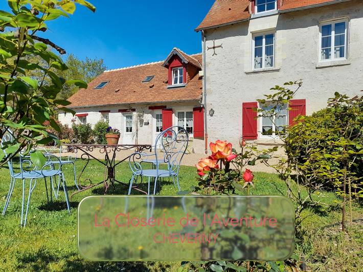 Chambre d’hôte pour 2 personnes, avec jardin, animaux acceptés dans le Loir-et-Cher
