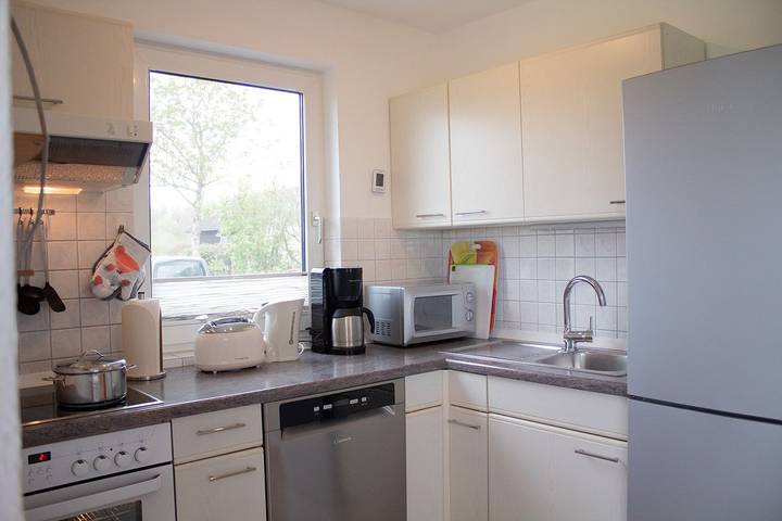 Ferienhaus für 4 Personen, mit Terrasse und Garten sowie Ausblick in Geestland