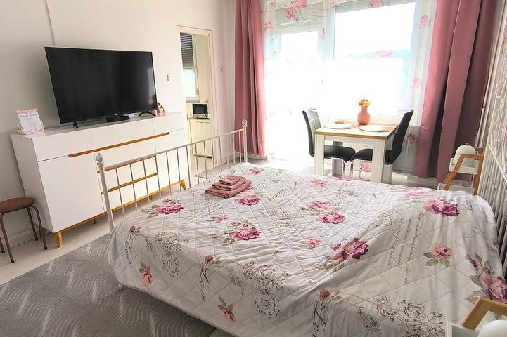 Apartament wakacyjny dla 2 osób, z balkon w Miszkolc