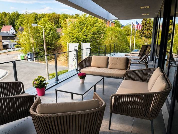 Villa für 10 Personen, mit Balkon und Terrasse sowie Garten an der Ostsee