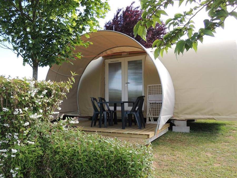 Camping Paradis Arada Parc - Bungalow 4 personen - Coco Nature , 2 Zimmer 4 Personen ohne Sanitäranlagen in Sonzay, Tours und Umgebung